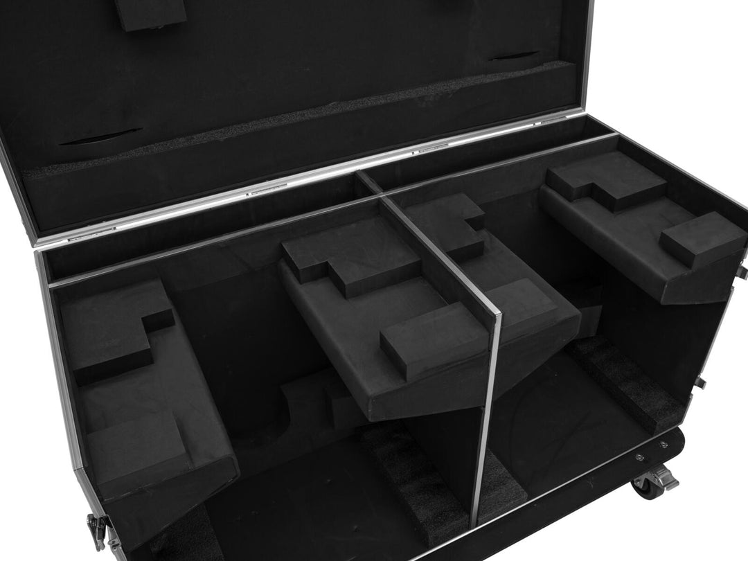 ROADINGER flightcase 2x DMH-640 med hjul