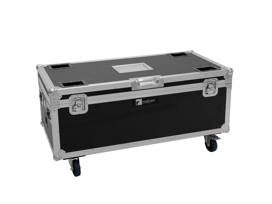 ROADINGER Flightcase 4x AKKU Multiflood IP 18x10W RGBW Wash CRMX med ladefunksjon