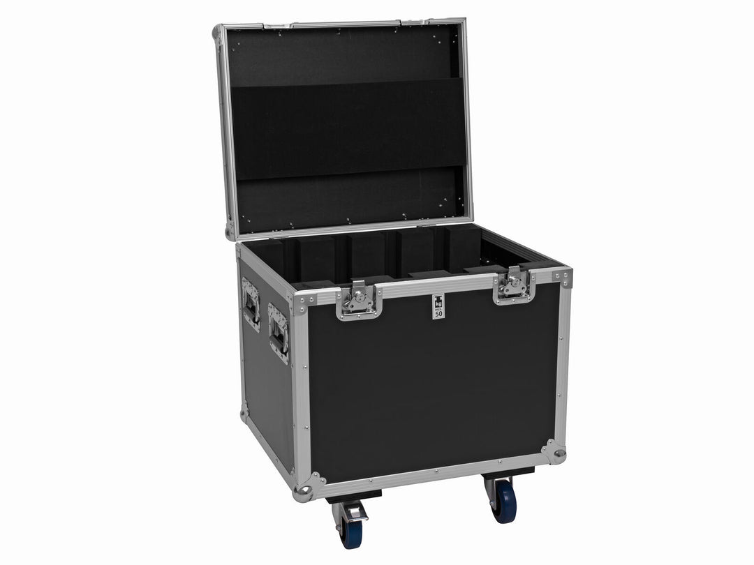 EUROLITE set 4x LED Pixel Matrix Panel 5x5 RGB/WW + flightcase med hjul