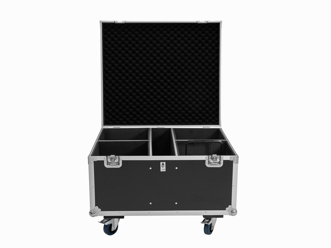 ROADINGER flightcase 4x THA-100F MK3 med hjul