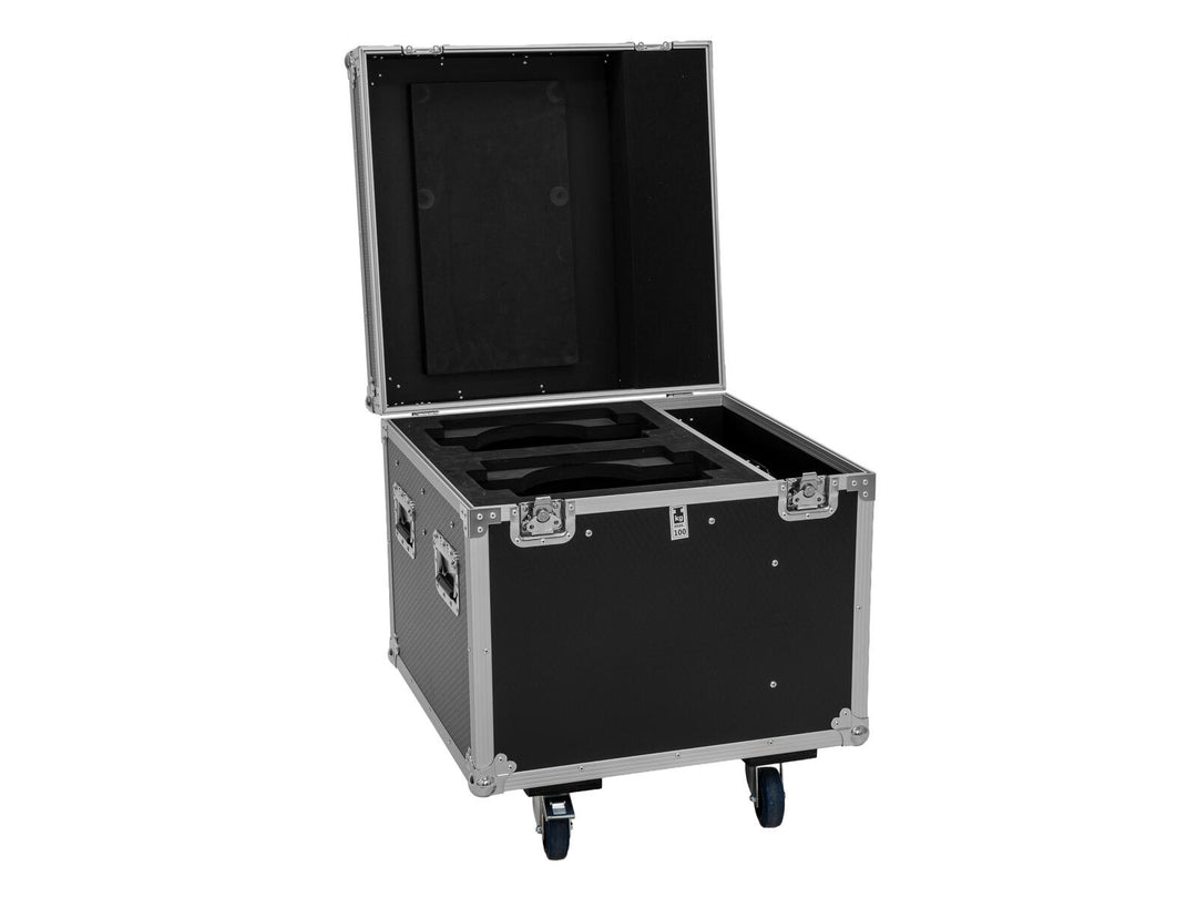 EUROLITE set 2x LED IP TMH-W285 Hypno Moving Head Wash + flightcase med hjul