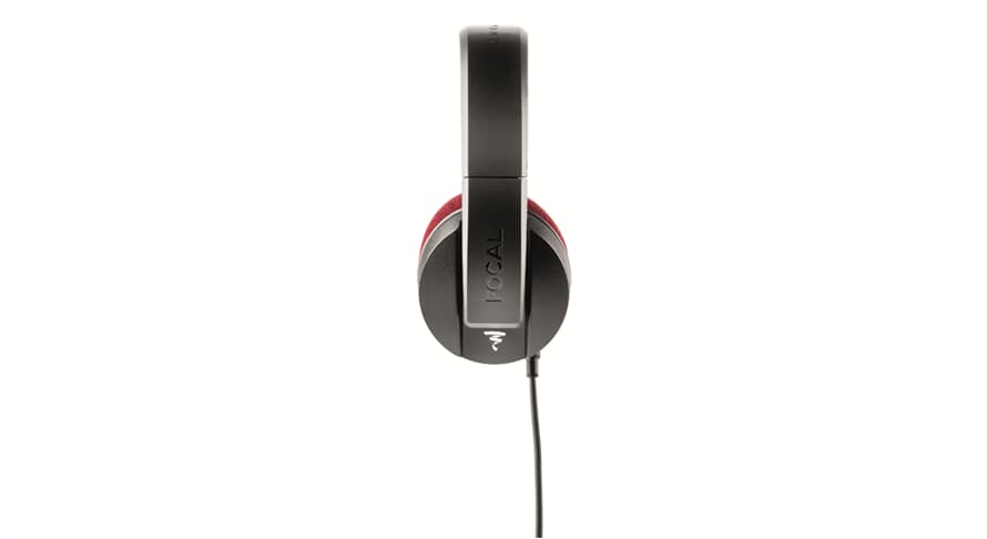Focal Listen Professional DJ hodetelefoner (svart/rød)