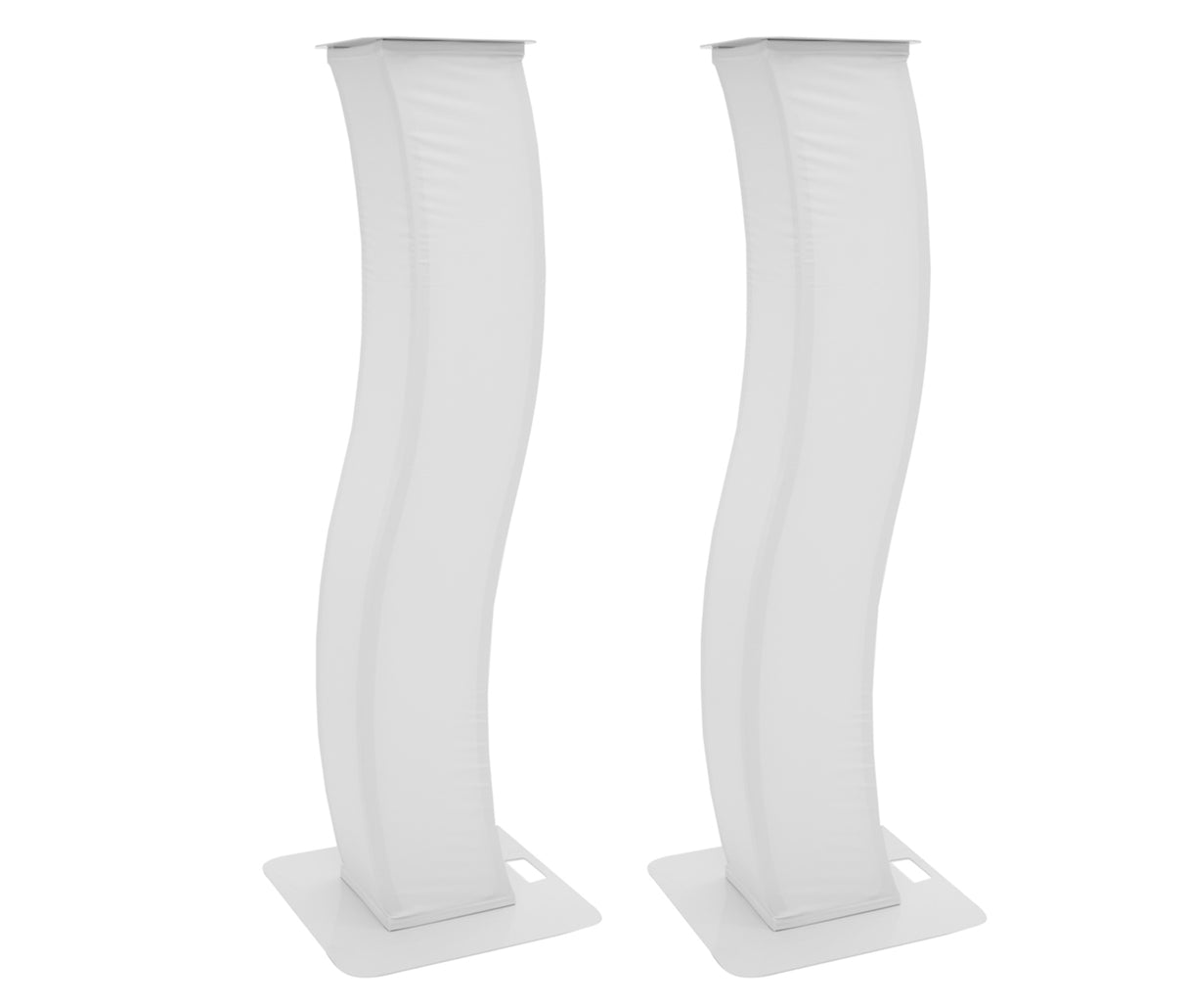 Scenestativer med buede stålben 2 stk.