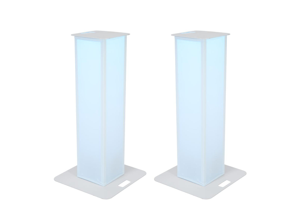 EUROLITE 2x Stage Stand 150cm incl. Cover and Bag, white