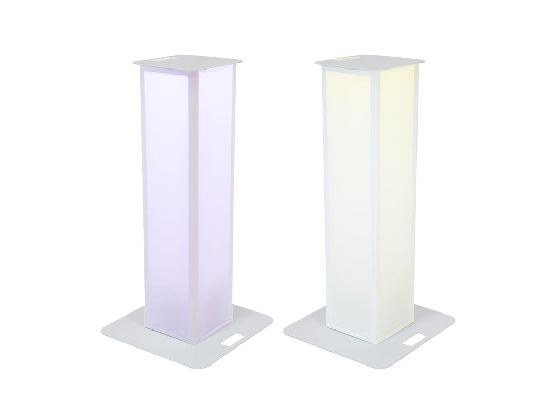 EUROLITE 2x Stage Stand 150cm inkl. trekk og bag, hvit
