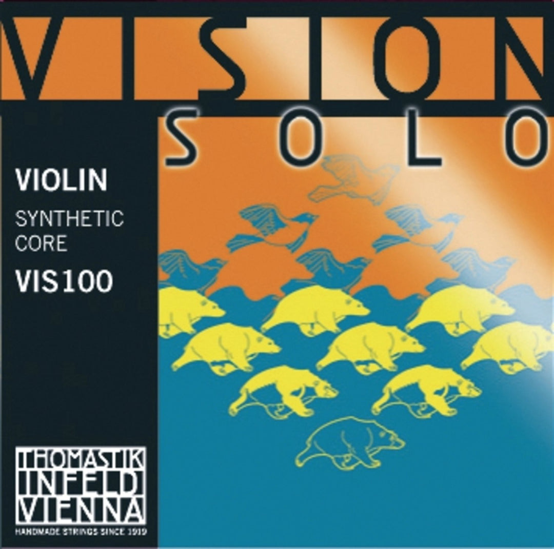 Thomastik-Infeld Fioliner-strenger Vision solo - Sett (D Silver) (VIS101)