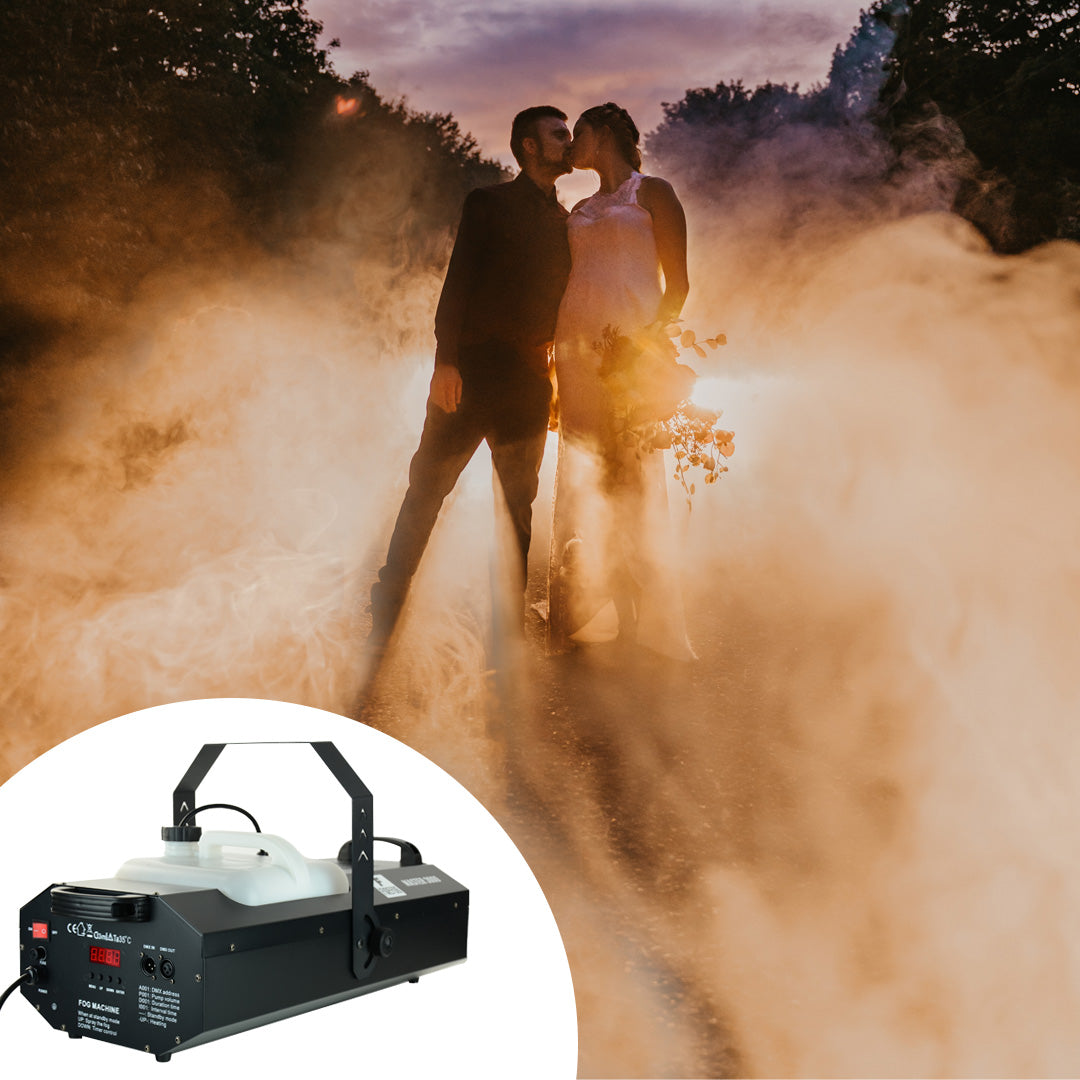 Firefog Master 3000 røykmaskin 3000 W med DMX og fjernkontroll