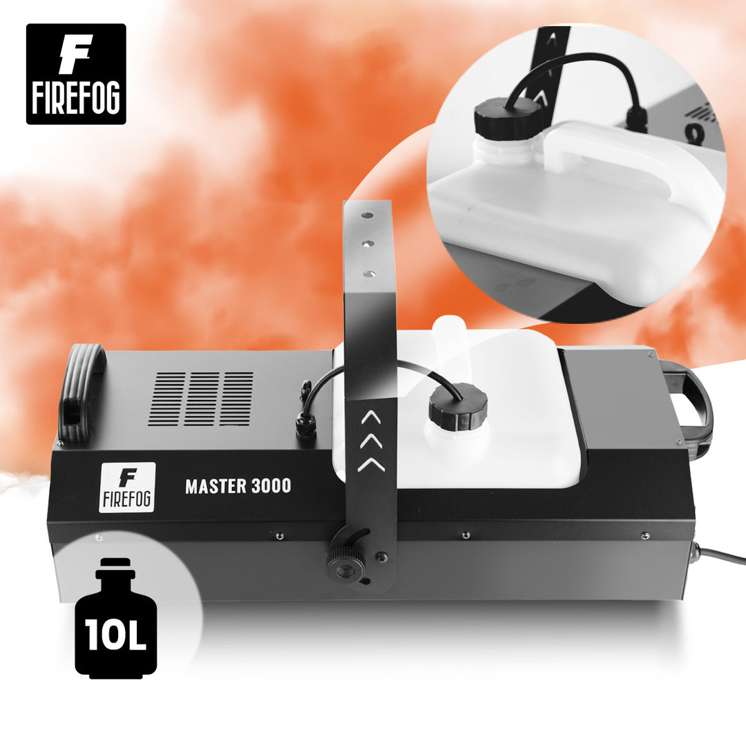 Firefog Master 3000 røykmaskin 3000 W med DMX og fjernkontroll