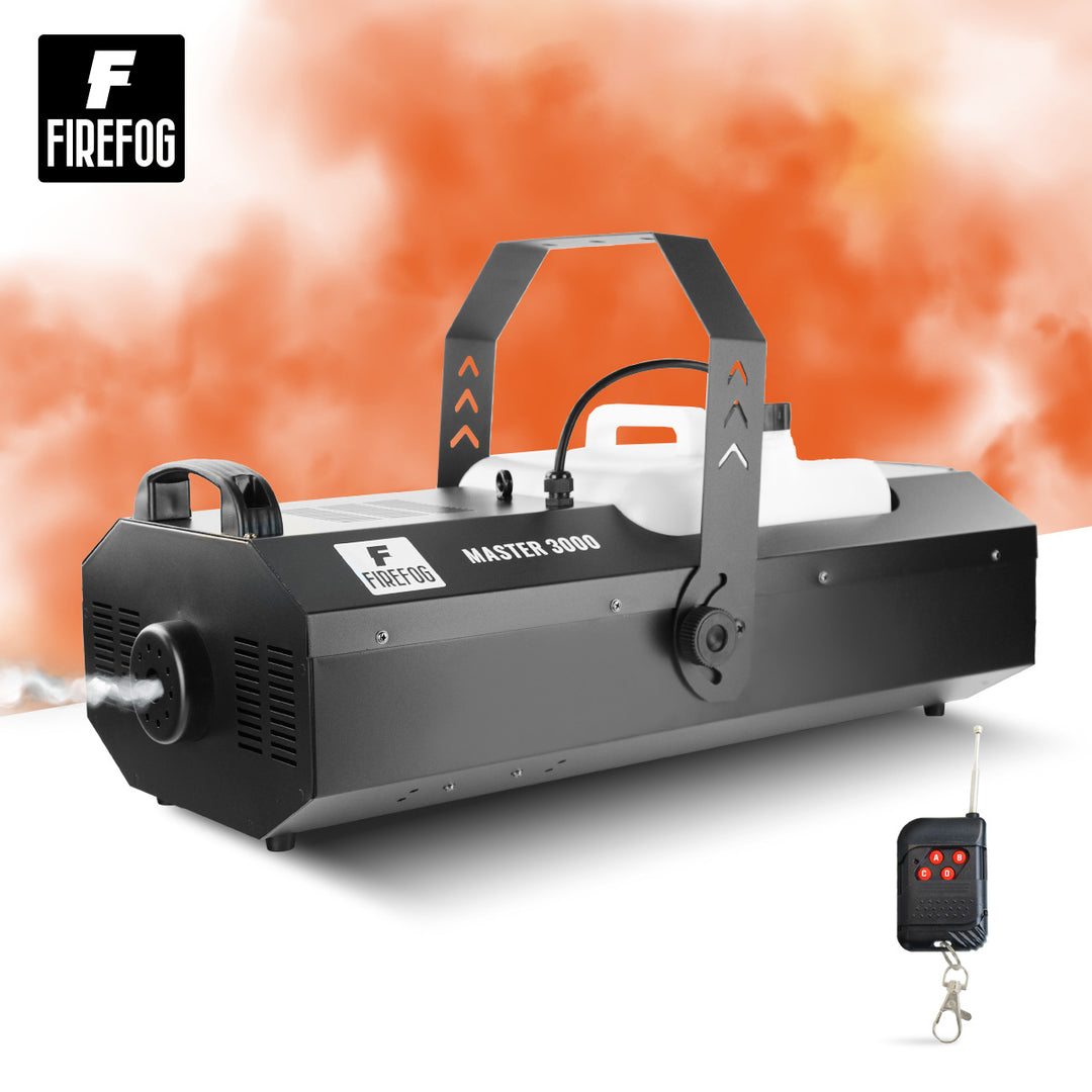 Firefog Master 3000 røykmaskin 3000 W med DMX og fjernkontroll