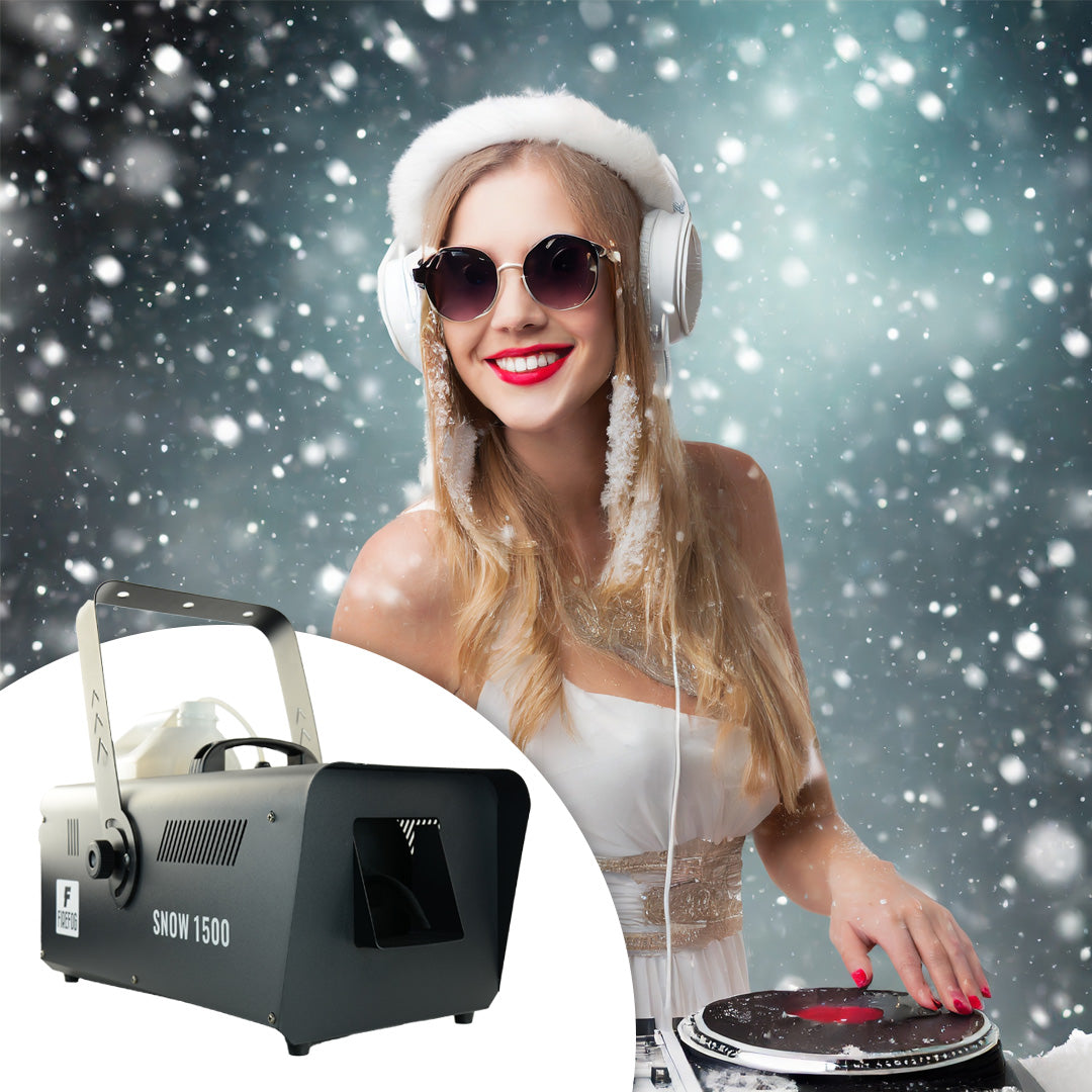 Firefog Snow1500 DMX snømaskiner 1500 W med fjernkontroll