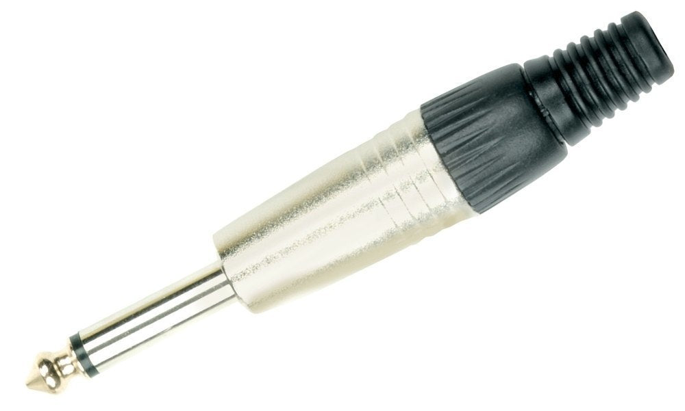 GEWA 6,3 mm mono-jackplugg med strekkavlastning