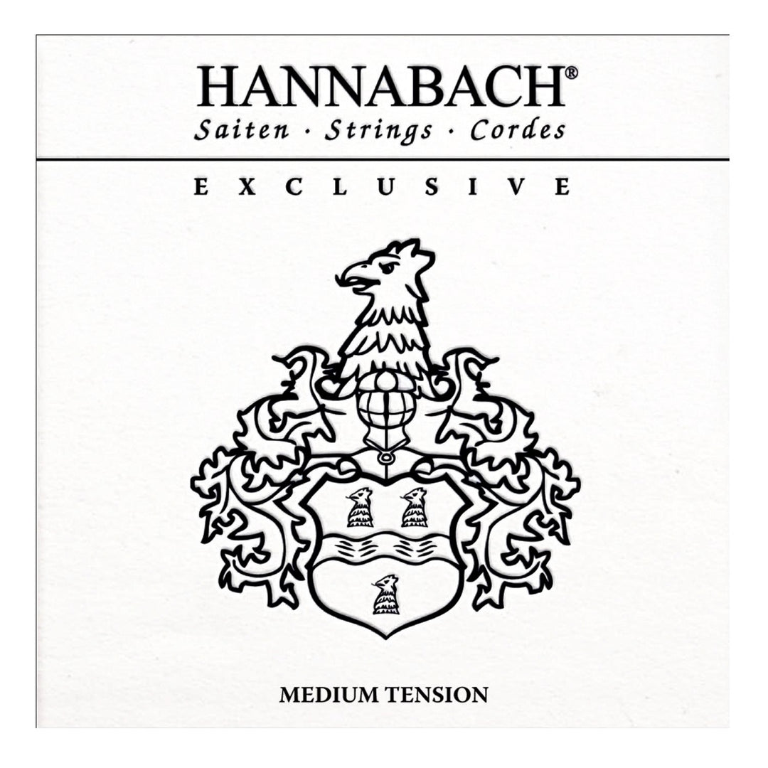 Hannabach strenger for klassisk gitar Exclusive Serie Medium Tension - Exclusiv Medium Tension-sett (EXCLMT)