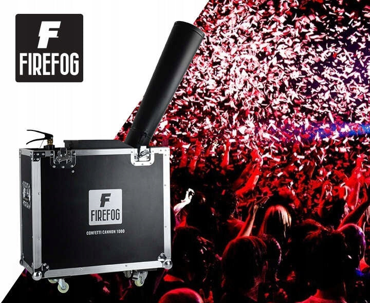 Firefog CANNON 1000+ CO2-konfettikanon i case