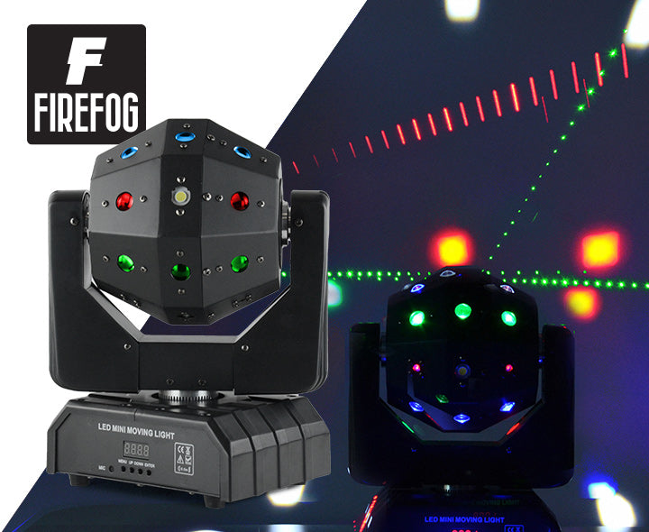 Firefog STARBALL moving head med laser og strobe