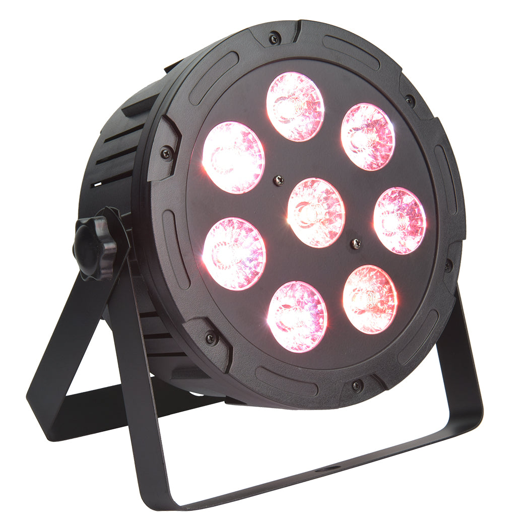 LIGHT4ME PENTA PAR 8x12W MKII RGBWA LED slank