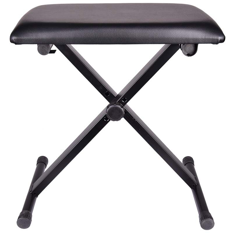 Keyboard- og Pianobenk i Metall, Sammenleggbar