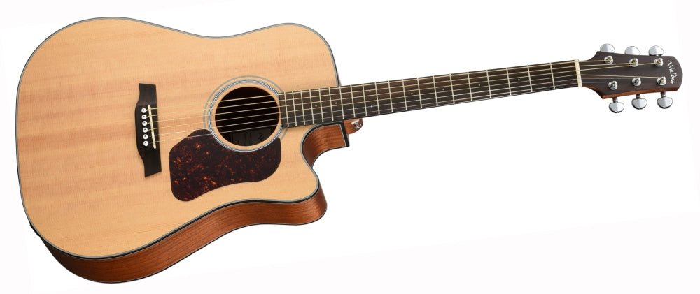 Walden D550CEW vestlig gitar (naturlig)