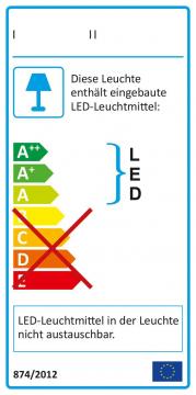Eurolite LED KKL-50 4100k utstillingslampe (sølv)