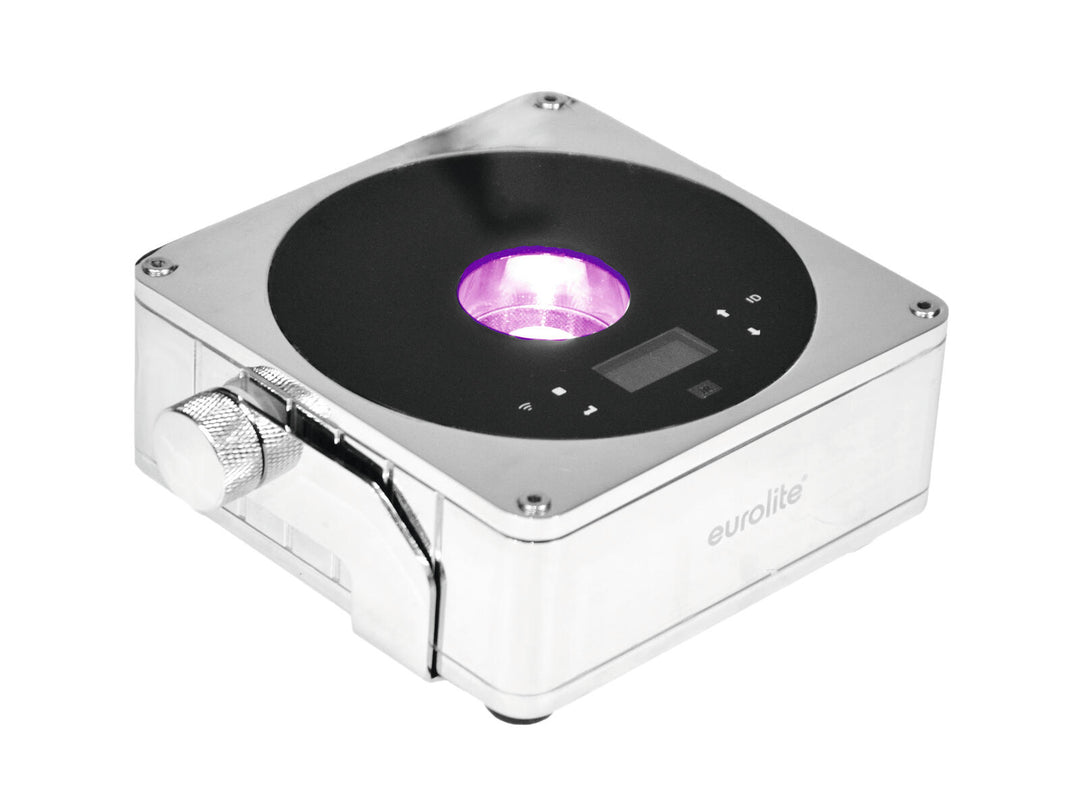 EUROLITE-sett 4x AKKU IP Flat Light 1 chrome + Soft Bag + Charger