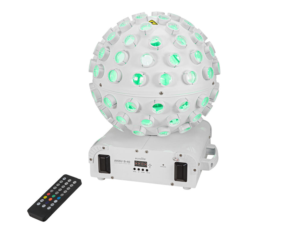 EUROLITE AKKU B-40 Laser Beam Effect AIR hvit