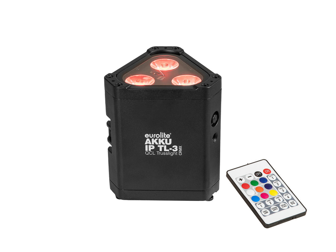 EUROLITE Set 6x AKKU IP TL-3 QCL + koffert med hjul og ladefunksjon