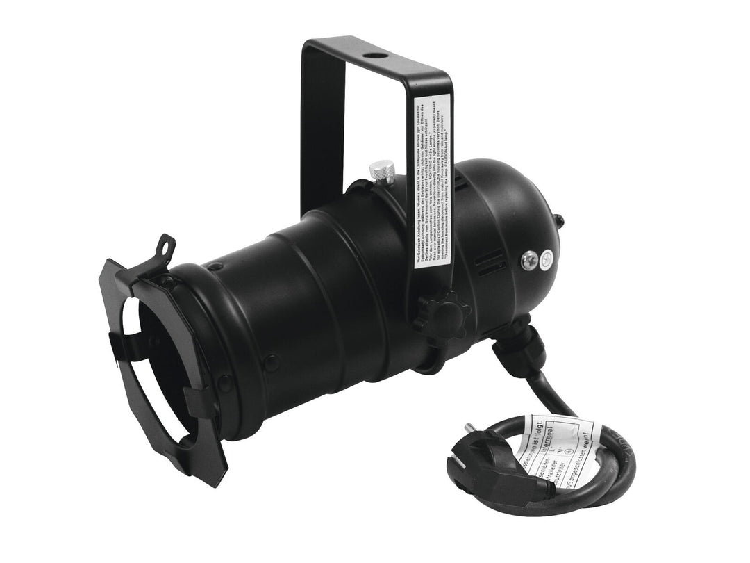 EUROLITE sett PAR-20 Spot svart + PAR-20 230V COB 6W E-27 LED 1800-3000K dim2warm