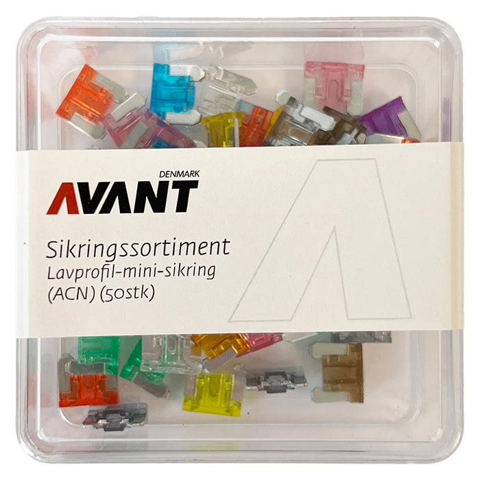 Sikringssortiment lavprofil-mini-sikring (ACN)