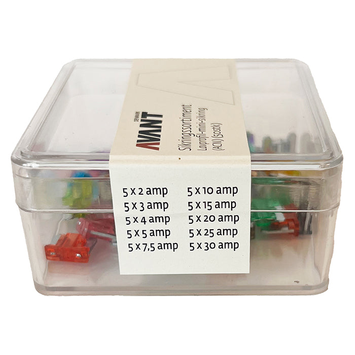 Sikringssortiment lavprofil-mini-sikring (ACN)
