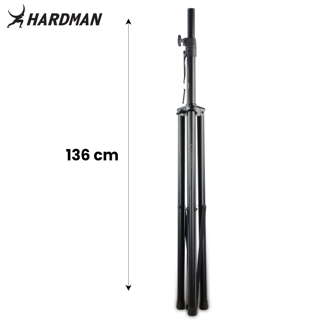 Hardman HLS2 lysstativ med T-bar, 2,5 m, 70 kg, svart