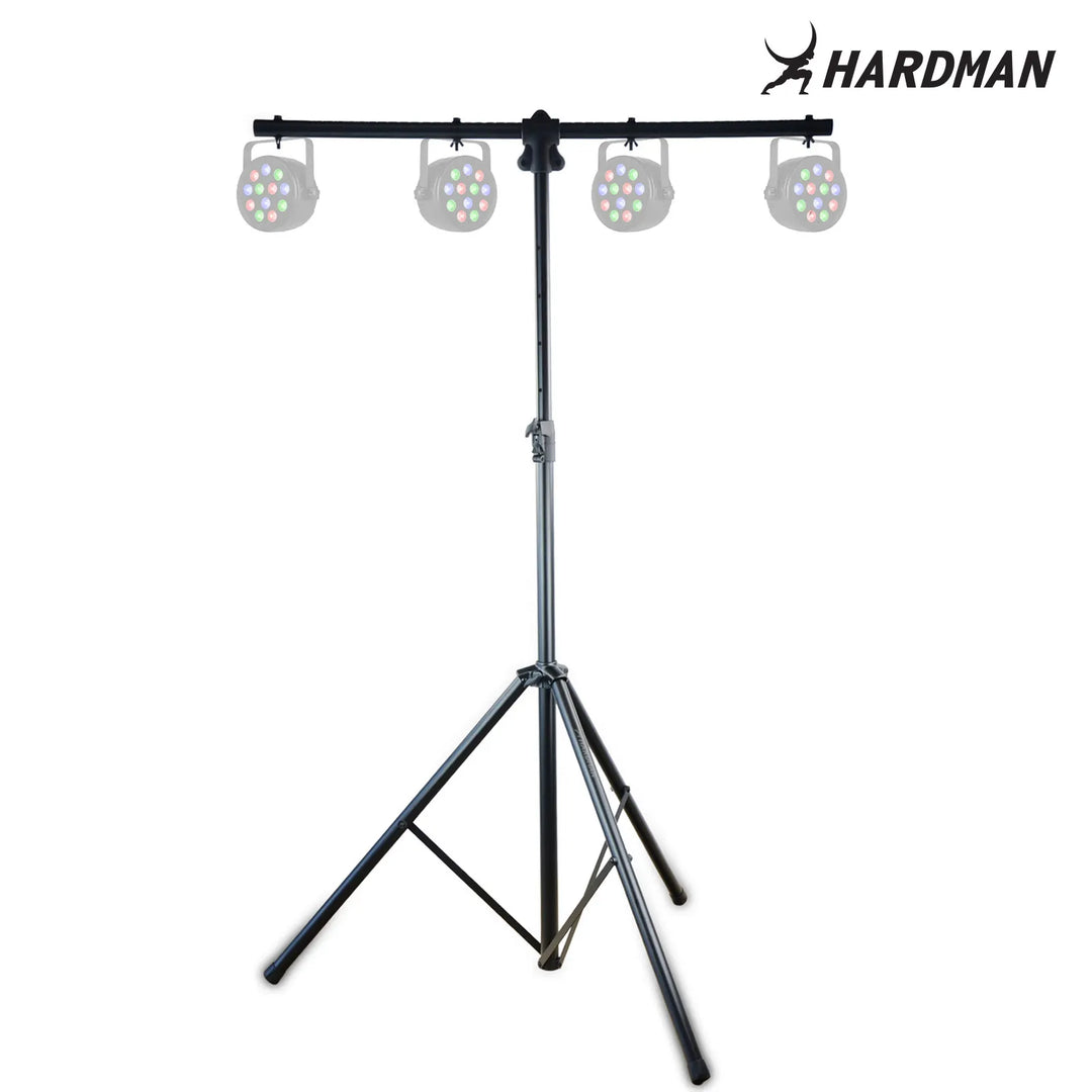 Hardman HLS3 lysstativ med T-bar og automatisk låsepinne, 2,5 m