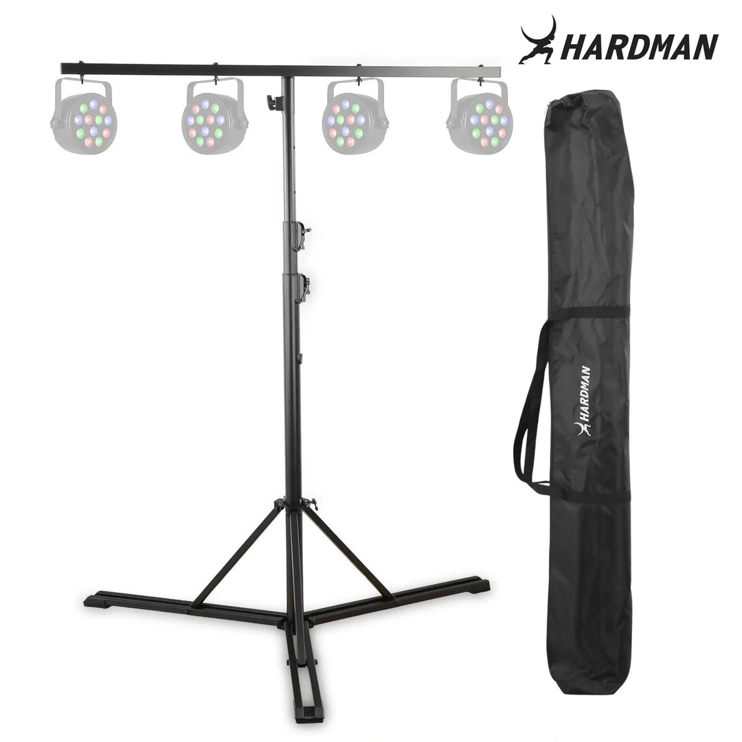 Hardman HLS13 lysstativ med T-bar og veske, 3 m, 70 kg