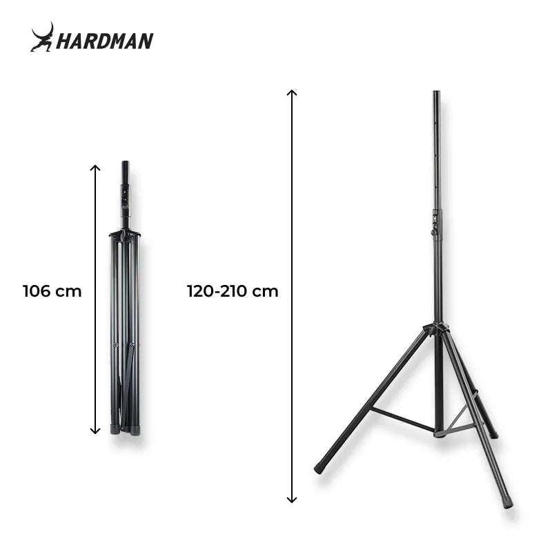 Hardman HLK58 søylestativ, 1,2 til 2,1 m, 70 kg