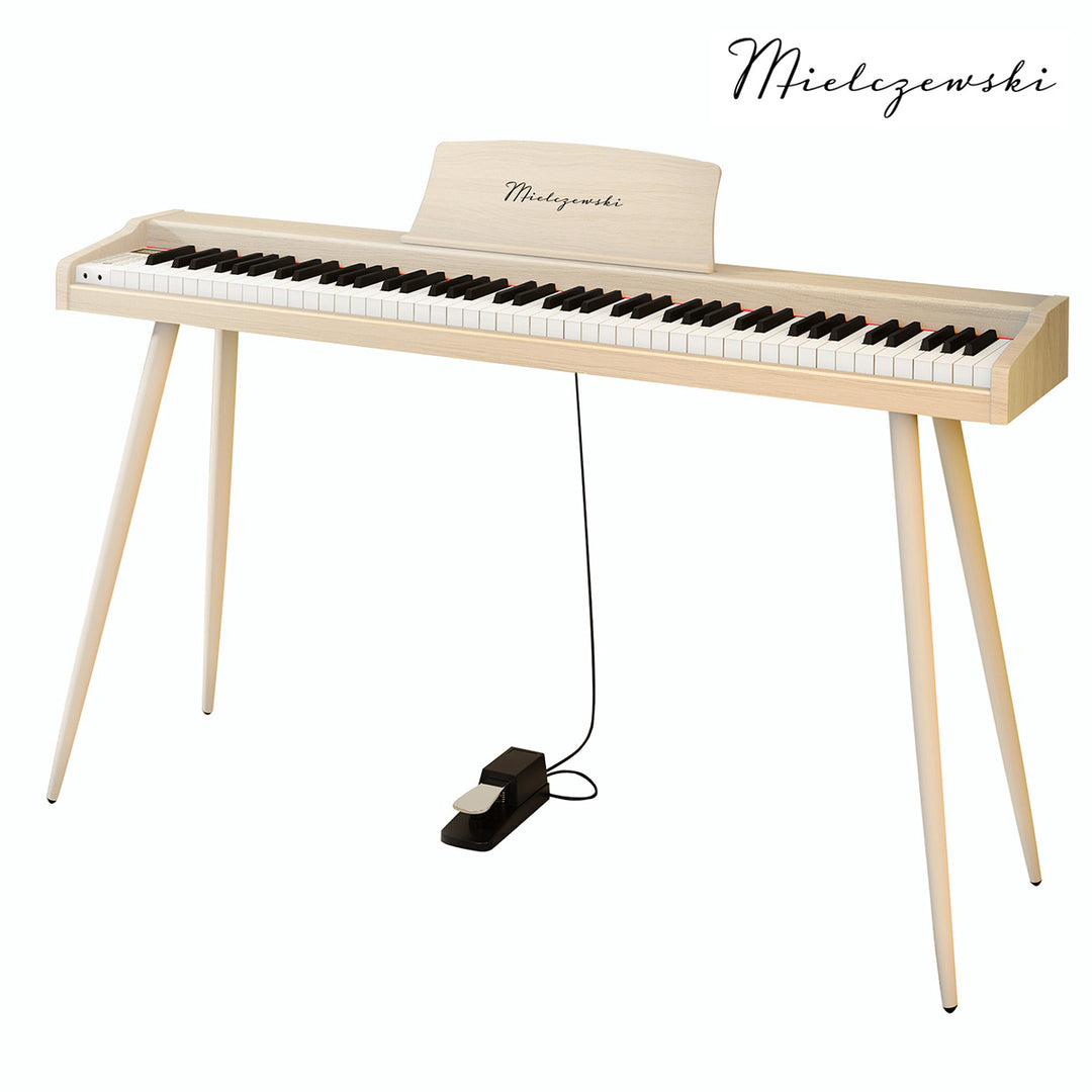 Mielczewski digitalpiano med metallben, beige