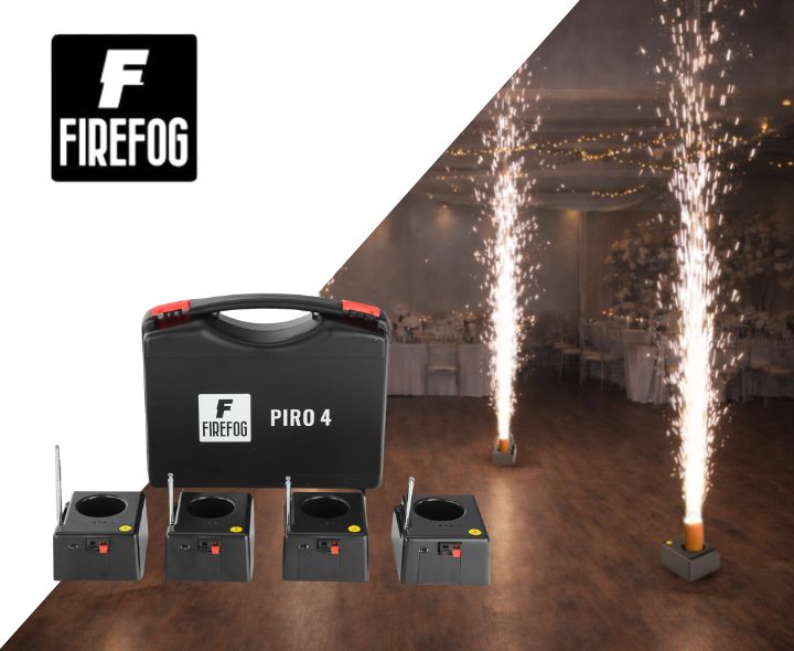 Firefog Piro 4 fjernantenningssett for gnistfontener, 4 kanaler