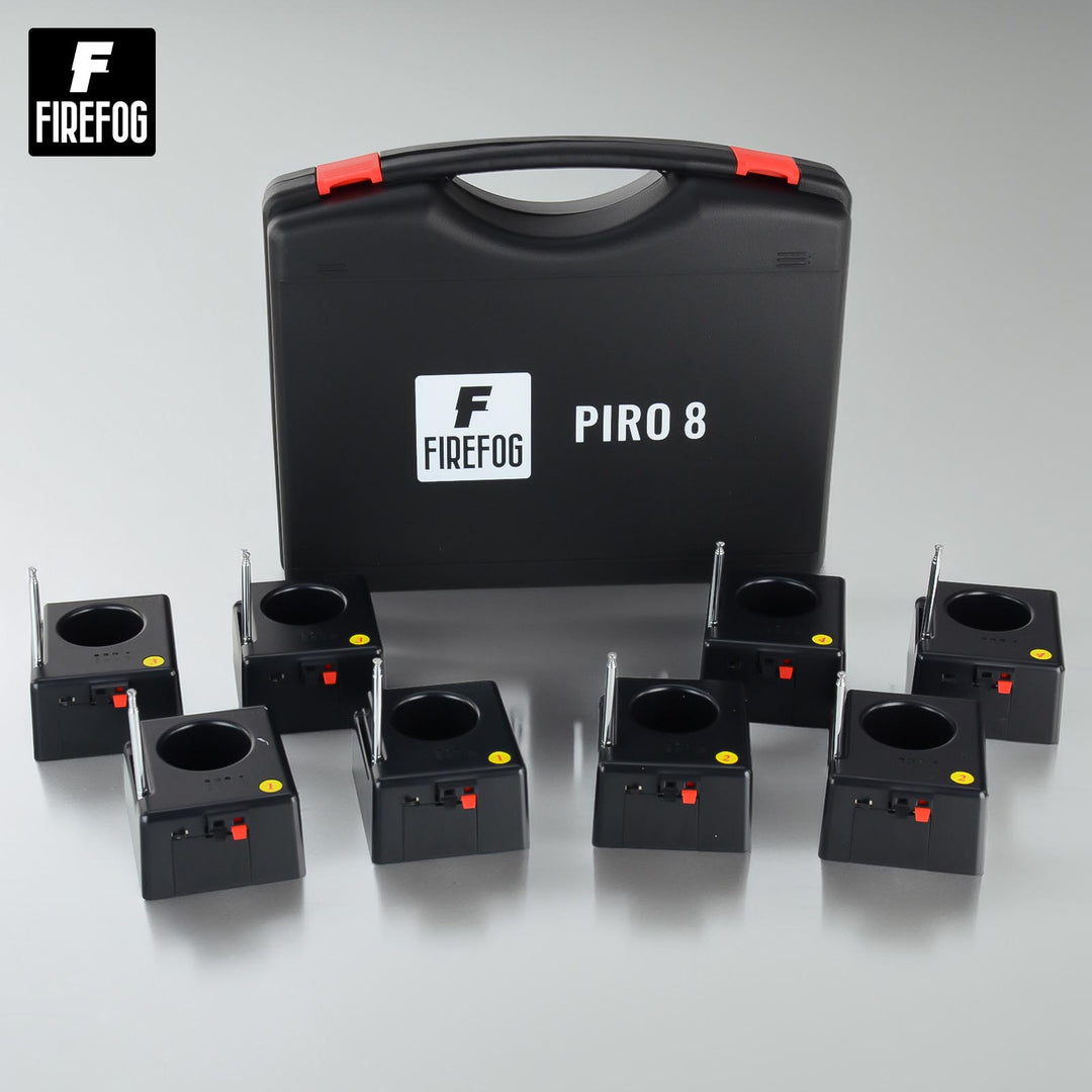 Firefog Piro 8 fjernantenningssett for gnistfontener, 8 kanaler