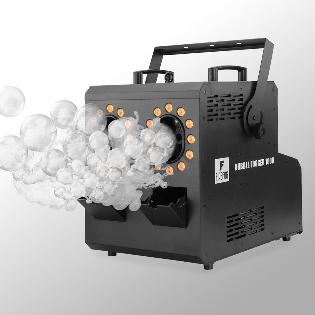 Firefog BUBBLE FOGGER 1000 røyk- og boblemaskin med RGBW LED