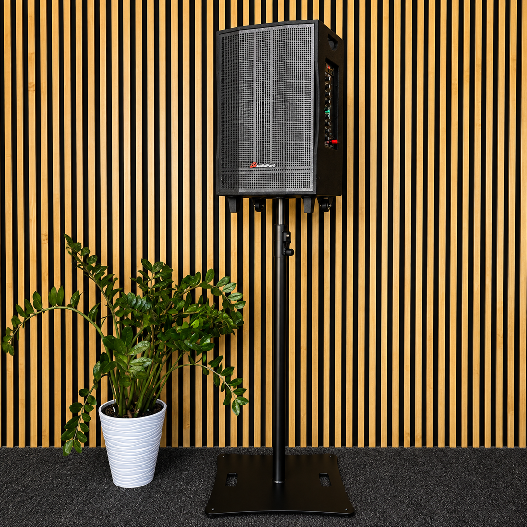Audioport V15 transportabel aktiv høyttaler 500 W med 2 mikrofoner