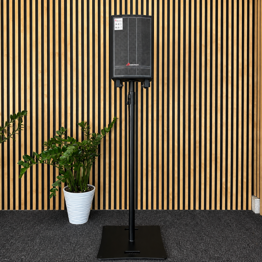 Audioport V8 transportabel aktiv høyttaler 250 W med 2 mikrofoner
