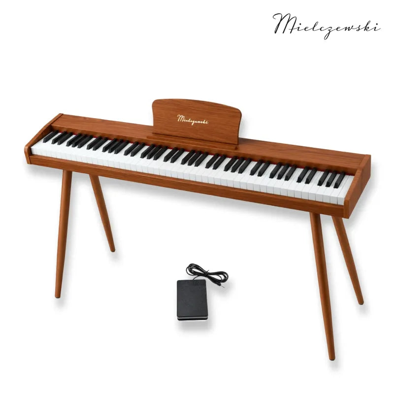 Mielczewski Canzonetta digitalpiano med ben, lys mahogni