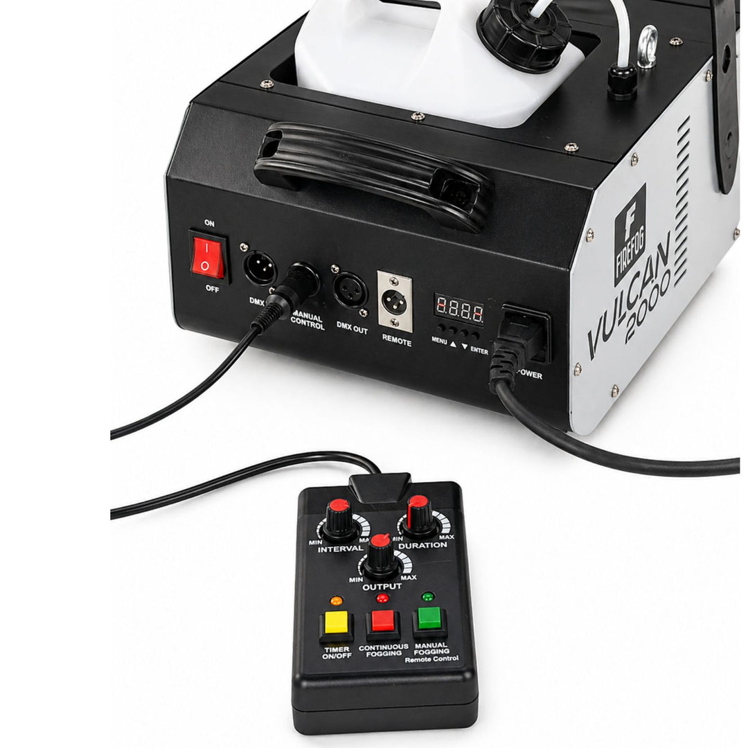 Firefog Vulcan 2000 røykmaskin 2000 W med justerbar vinkel