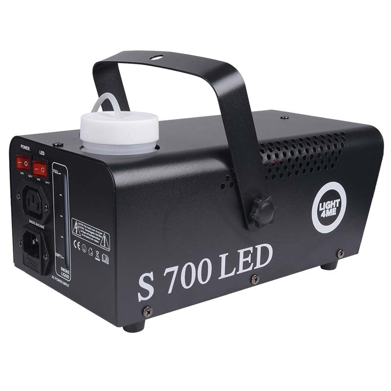 LIGHT4ME S 700W LED røykmaskin effektgenerator fjernkontroll