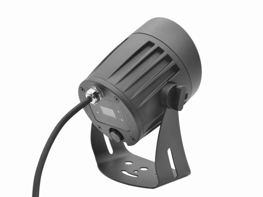 EUROLITE LED Outdoor Spot 15W RGBW QuickDMX med jordspyd