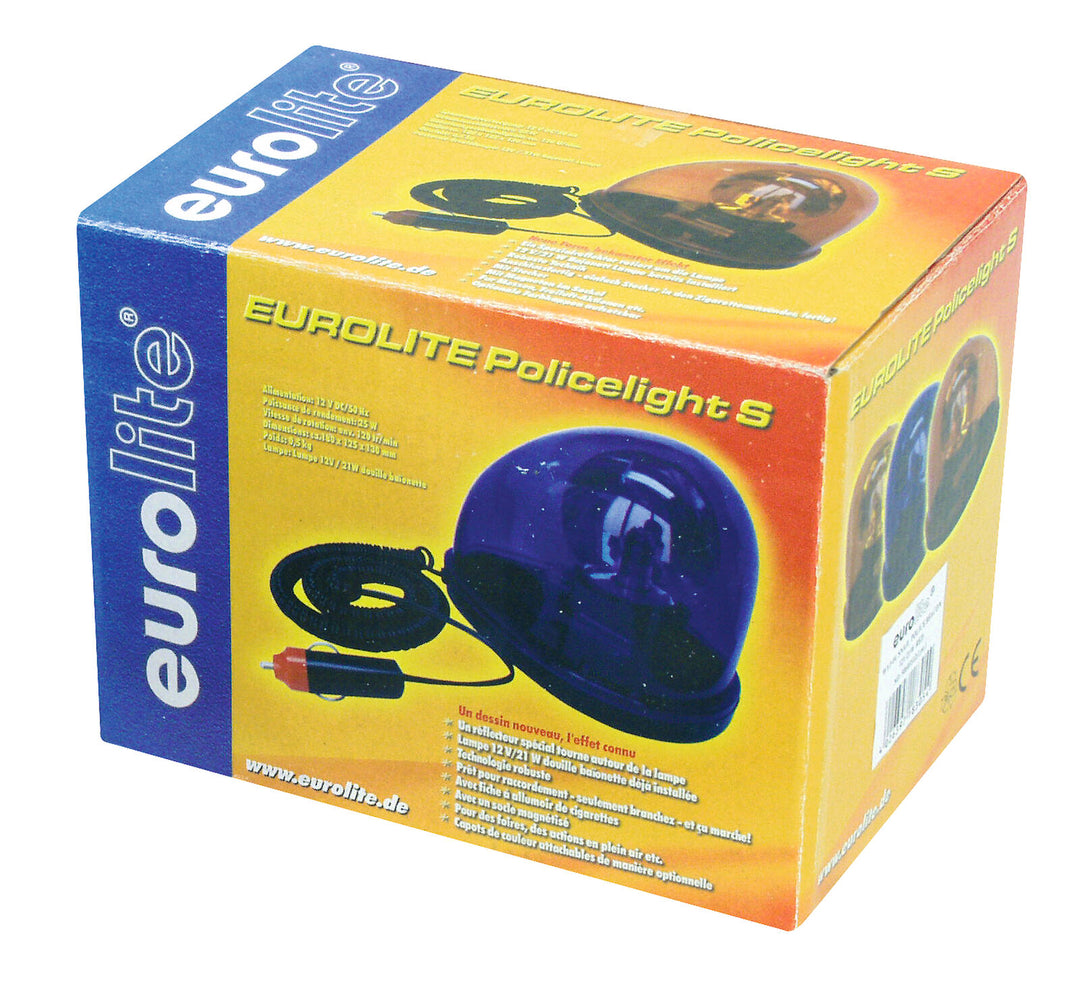 EUROLITE Police Beacon STA-1221 blå 12 V/21 W