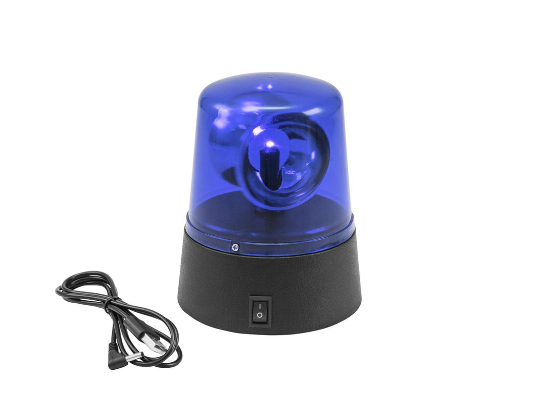 EUROLITE LED Mini-politifyrlykt blå USB/batteri