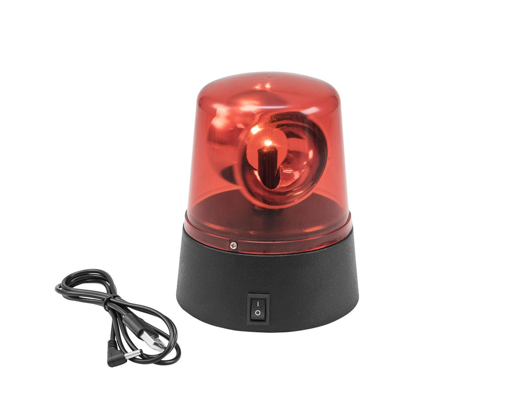 EUROLITE LED Mini Police Beacon rød USB/batteri