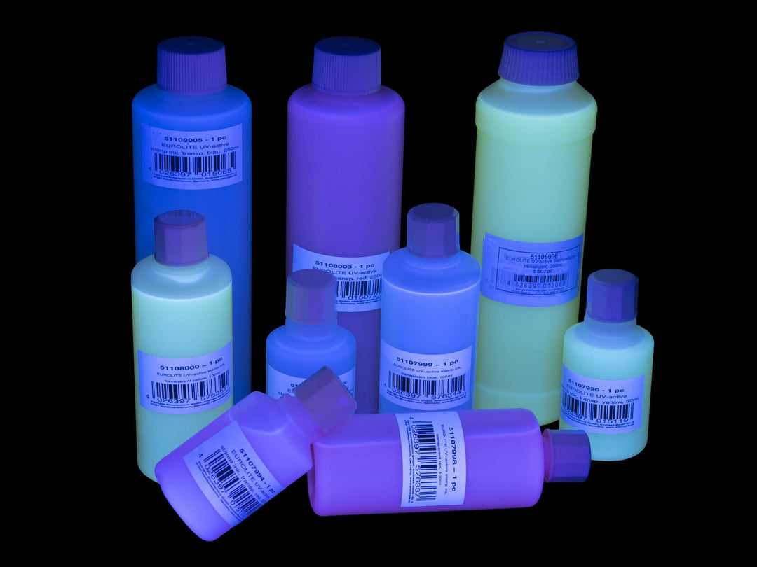 EUROLITE UV-active Stamp Ink, transparent gul, 100ml