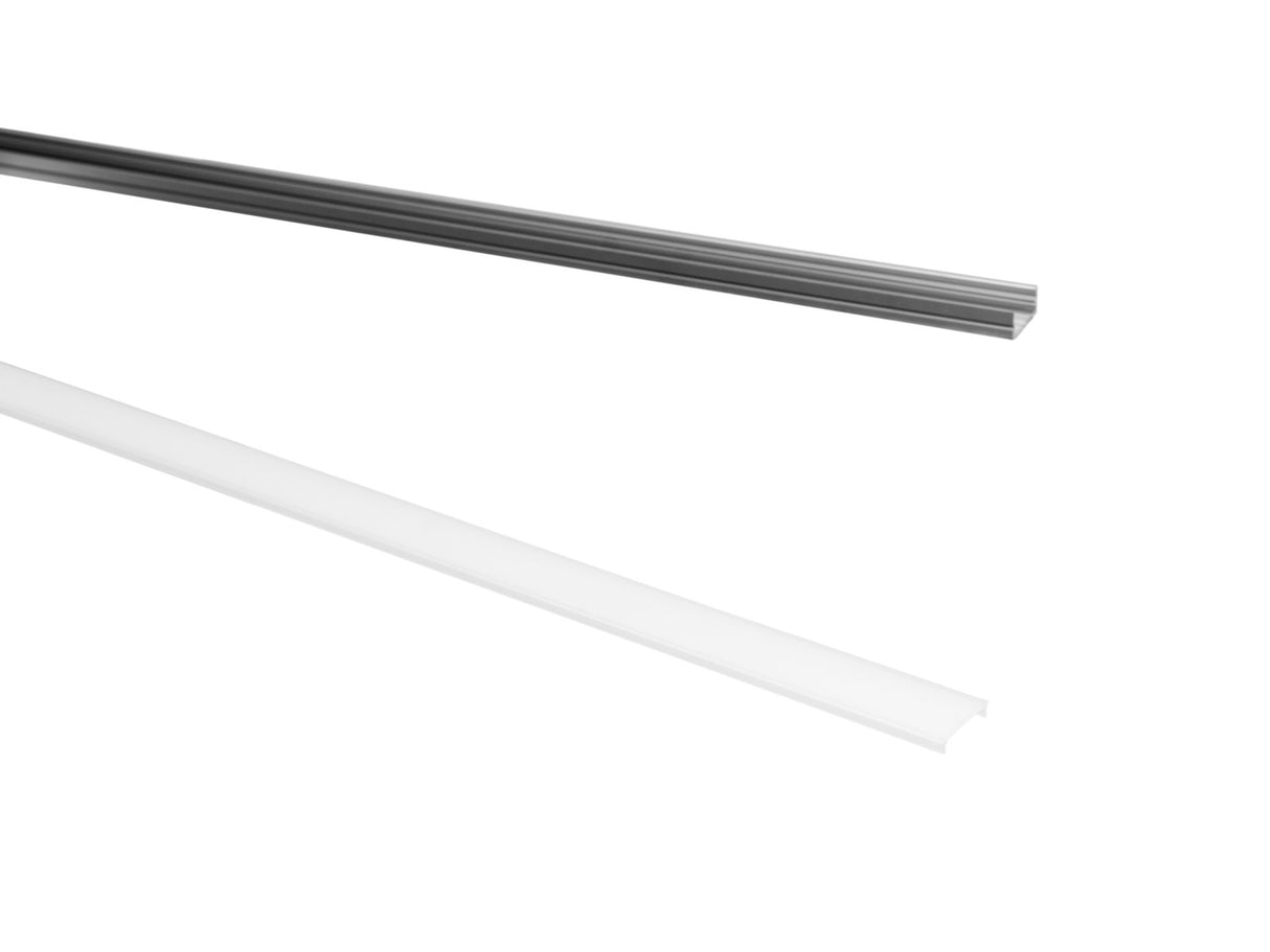 EUROLITE Deksel for U- Profile 20mm melkeaktig 2m