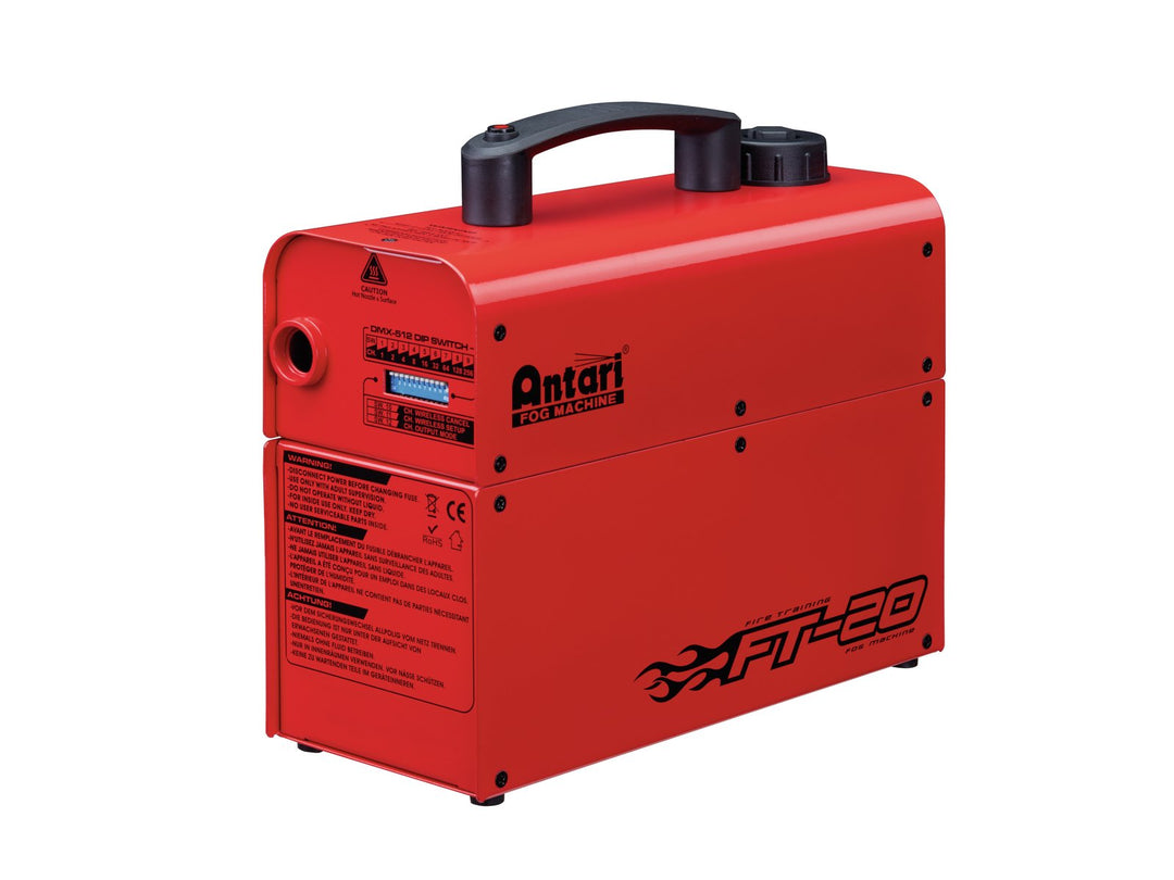 ANTARI FT-20X-B Mobil Røykmaskin (600W, Rød)