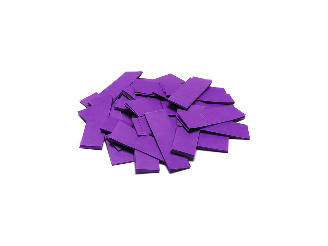 TCM FX Slowfall Confetti rektangulær 55x18mm, lilla, 1kg