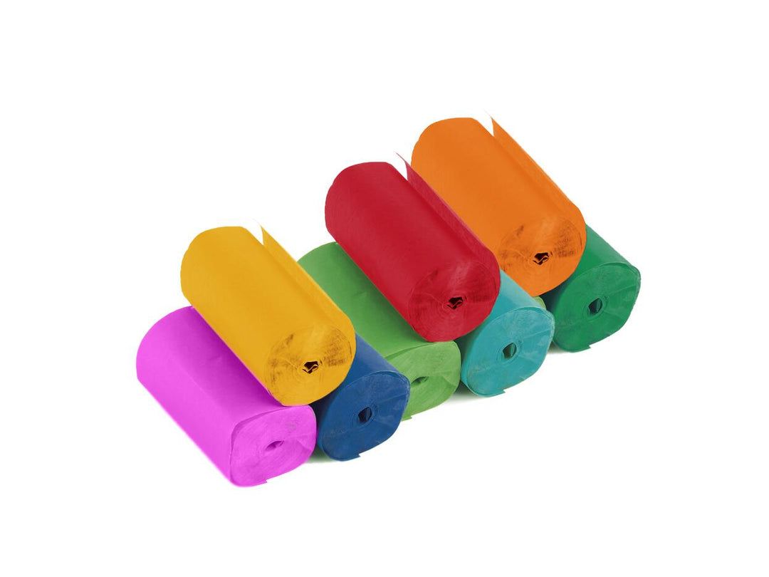 TCM FX Slowfall Streamers 10mx5cm, flerfarget, 10x